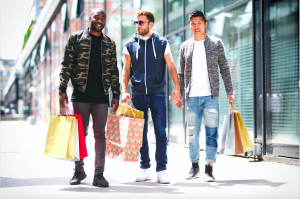 Evolution of the male shopper