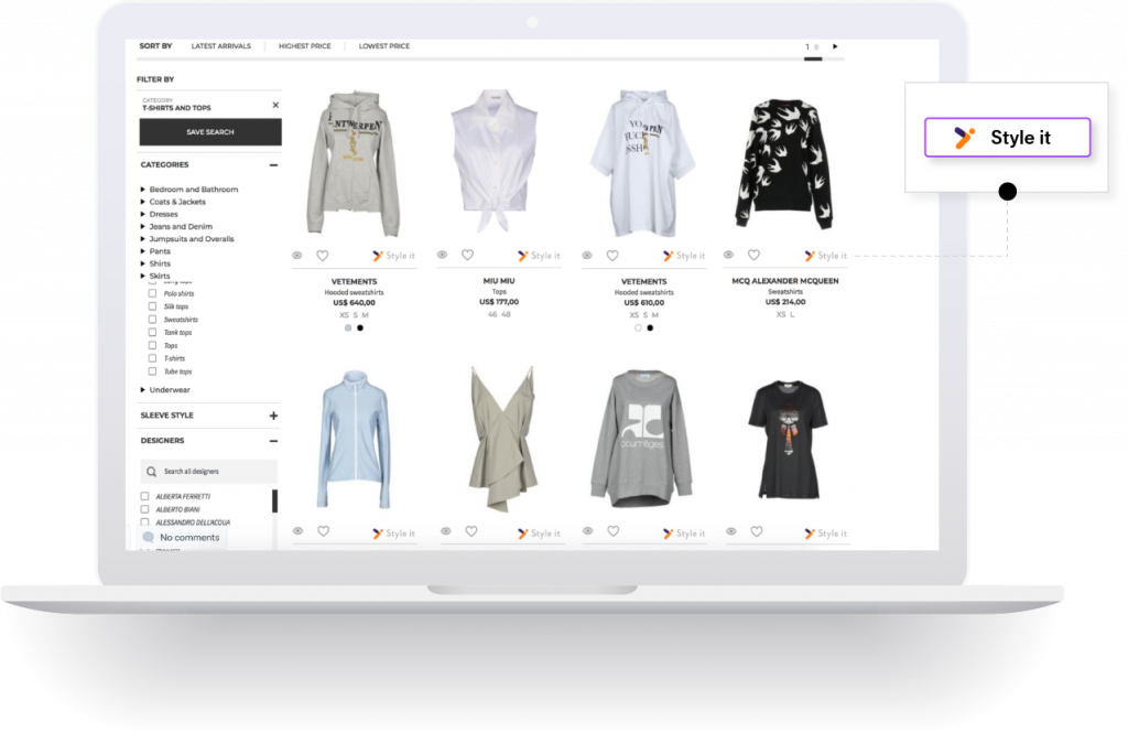 AI Outfits | Transform Fashion Automation With A.I. Styling | Vue.ai