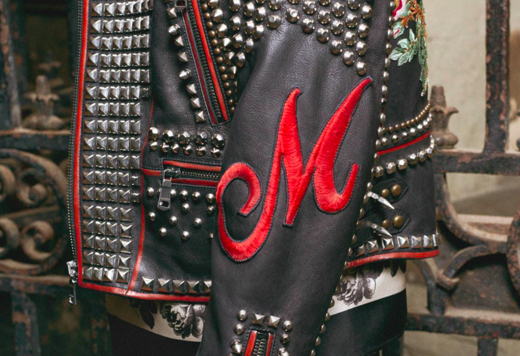 The iconic Gucci leather jacket with personalized motifs is a fine example of how much the luxury house values personalization