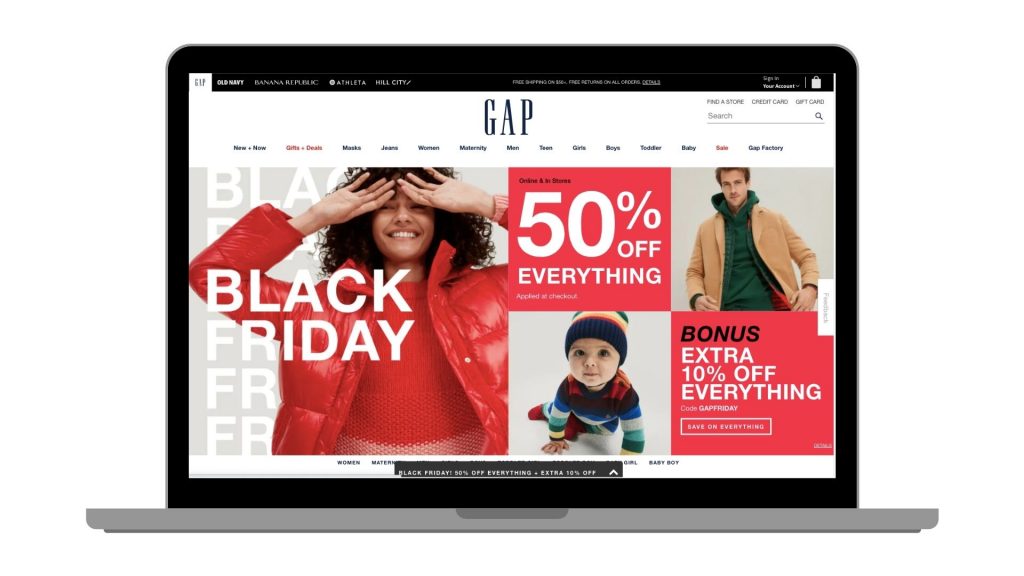 Gap black clearance friday