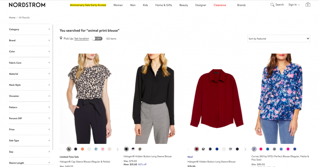 What I Learned When I Tried To Buy An Animal Print Blouse Online