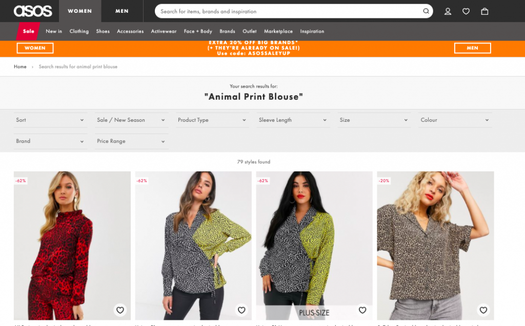 What I Learned When I Tried To Buy An Animal Print Blouse Online